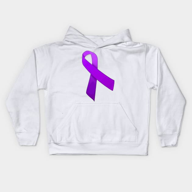 awareness ribbon Kids Hoodie by ZoeBaruch